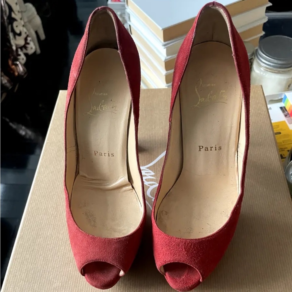 Authentic red Christian Louboutin ‘Bambou’